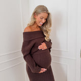 Dark Brown Bandeau Camila Ensemble