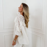 Vanille Oversized Lace Blouse