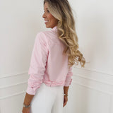 Pink Bow Edge Blouse