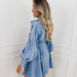 Long Sleeve Jeans Dress