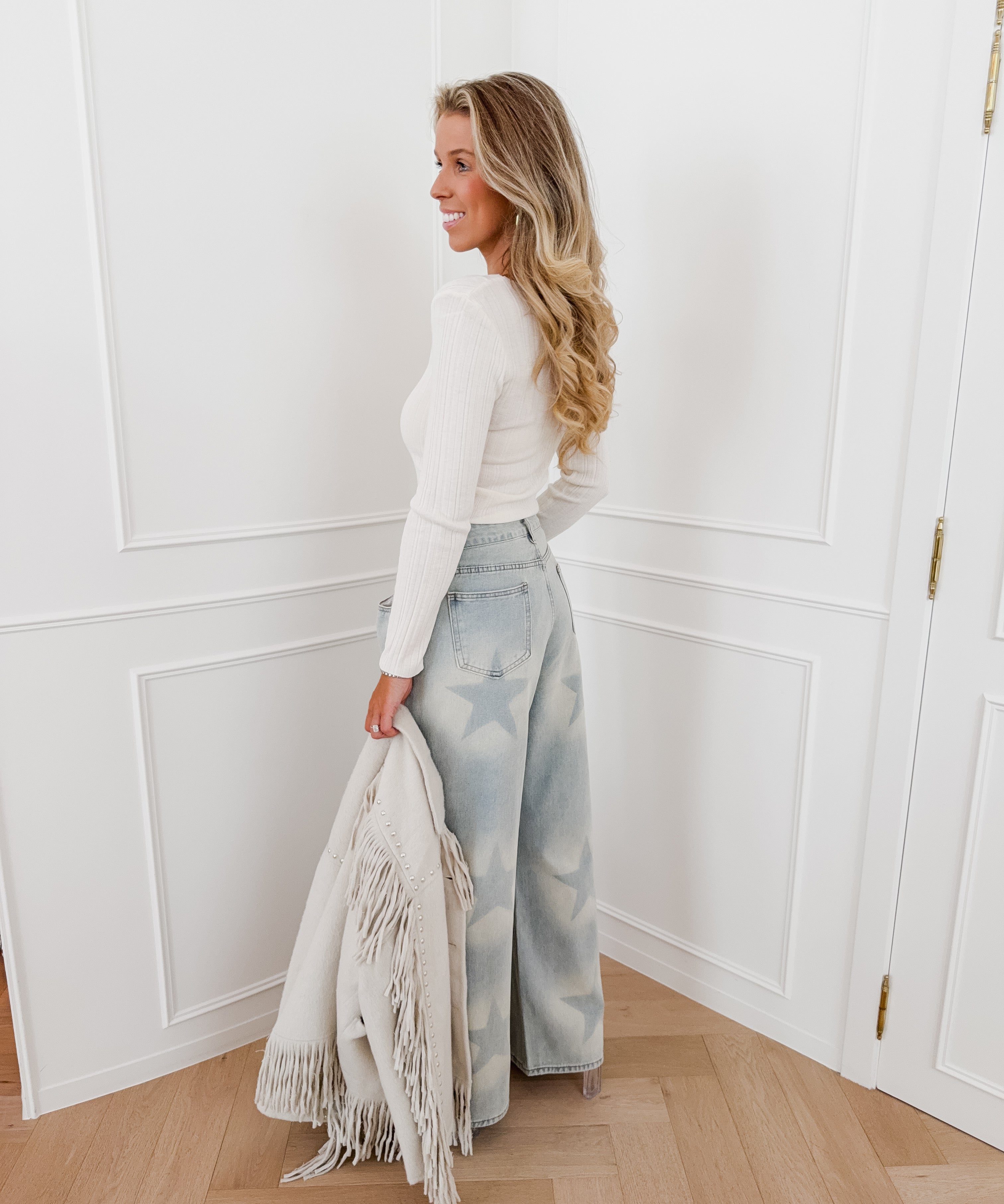 Washed Star Jeans