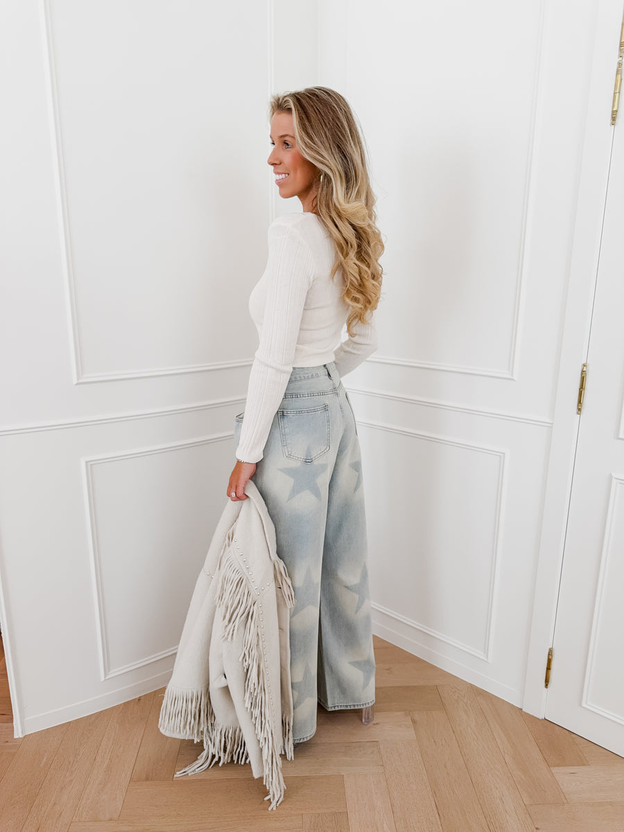 Washed Star Jeans