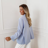 Blue Oversized Blazer