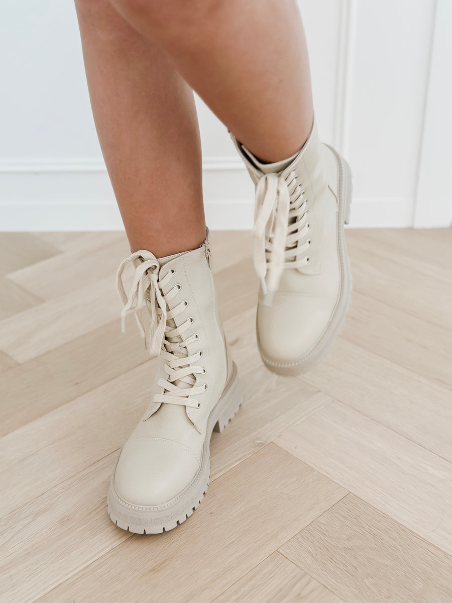 Beige Febe Boots