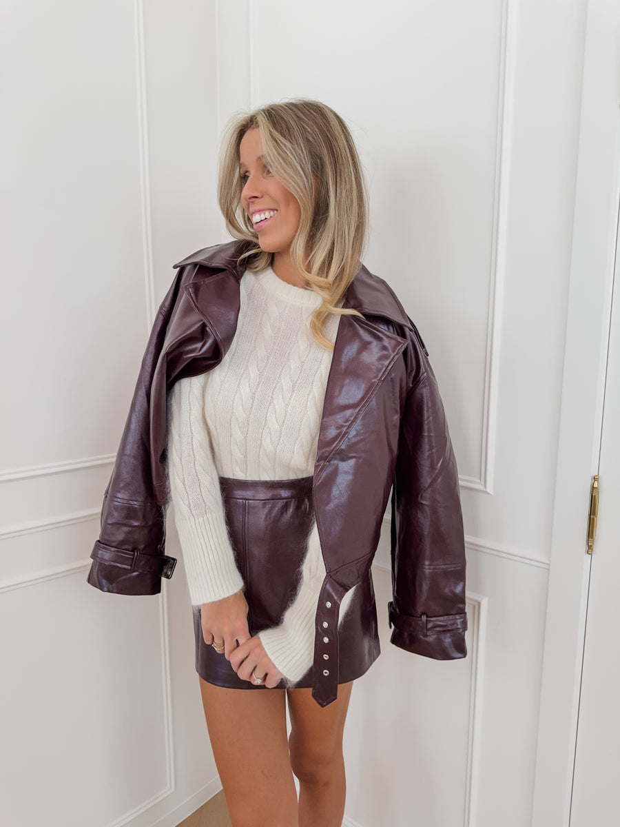 Crème Cable Maia Sweater