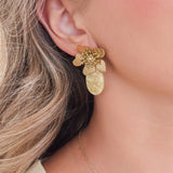 Wild Yellow Flower Earrings