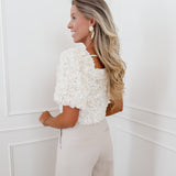 Crème Eva Blouse