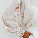 Crème Flower Roselie Blouse
