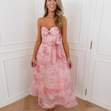 Pink Fatima Strap Dress