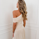Light Beige Long Virginia Dress