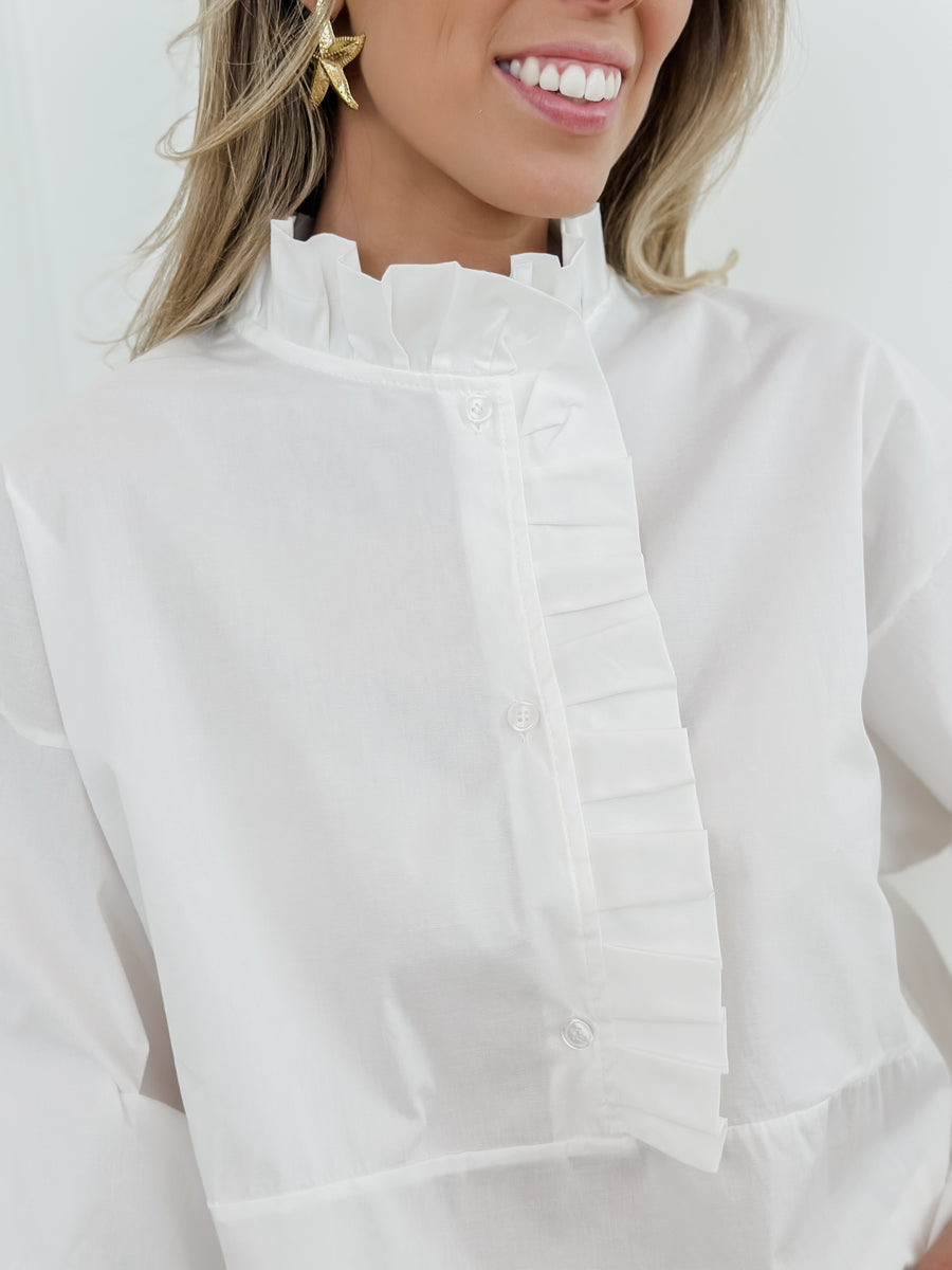 White Liezzie Blouse