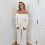 Cream Francene Trouser