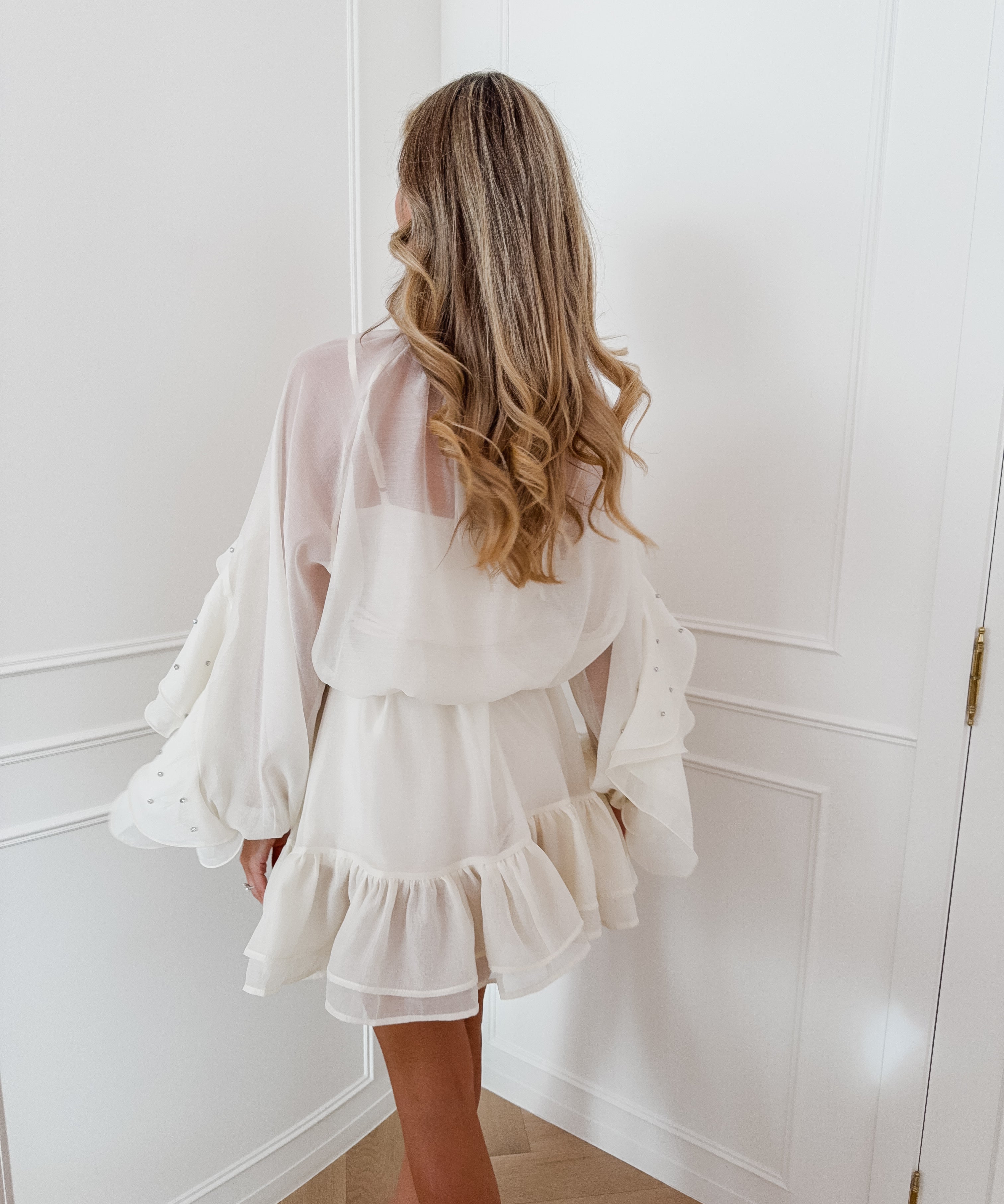 Cream Maisie Diamond Dress