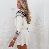 Cream Taupe Isra Sweater