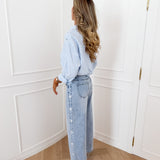 Blue Multiple Hearts Jeans