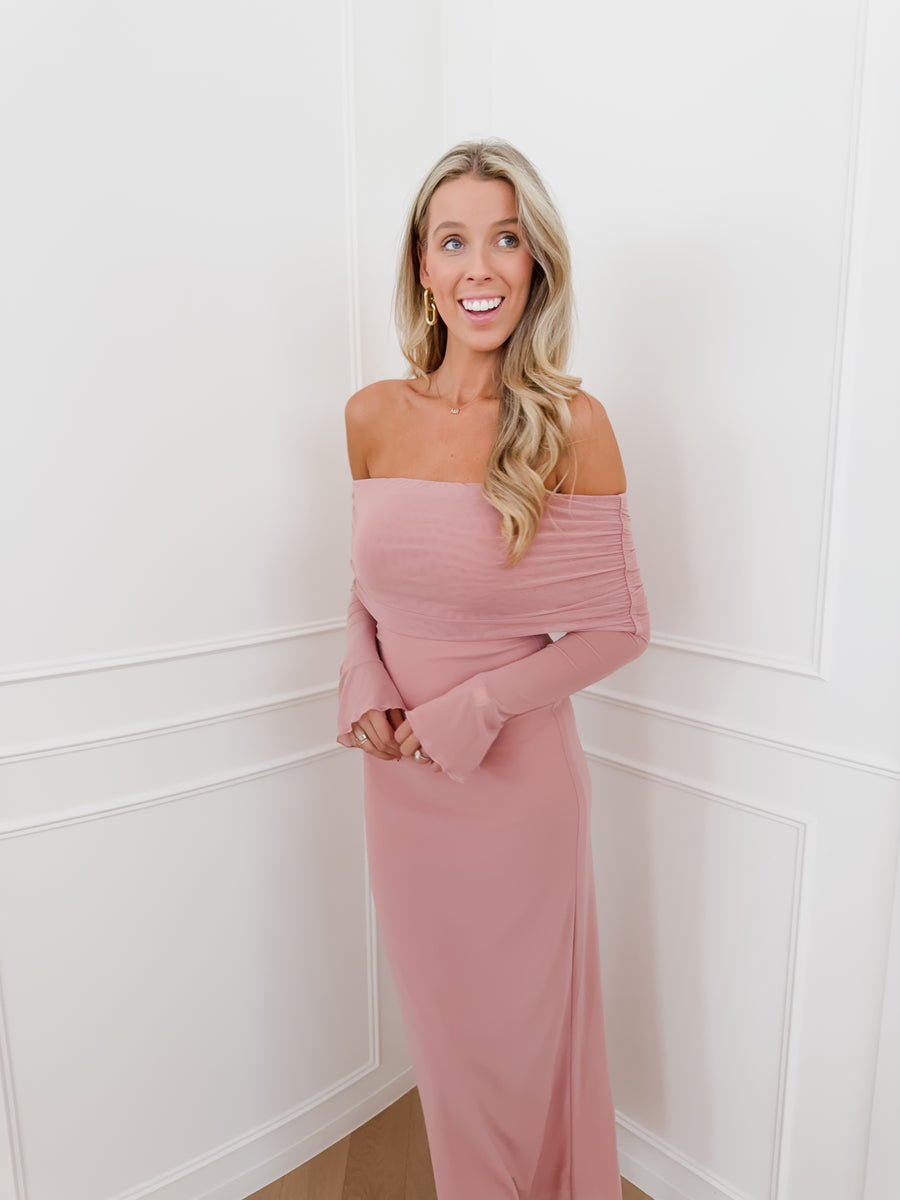 Old Pink Pia Long Dress