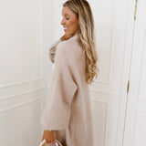 Beige Mohair Cardigan