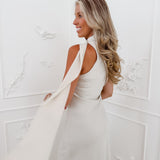 Champagne Halterneck Lenthe Dress