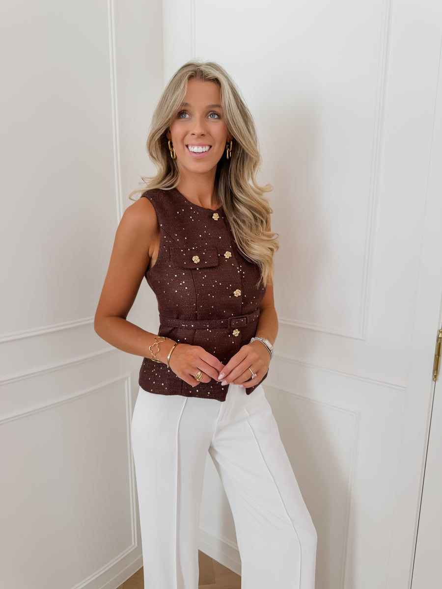 Brown Katie Gilet