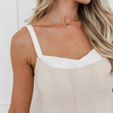 Beige Fabiola Dress