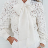 Cream Colette Lace Blouse