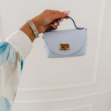 Blue Bamboo Accent Bag