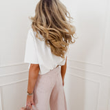 Pink Little Flower Jeans