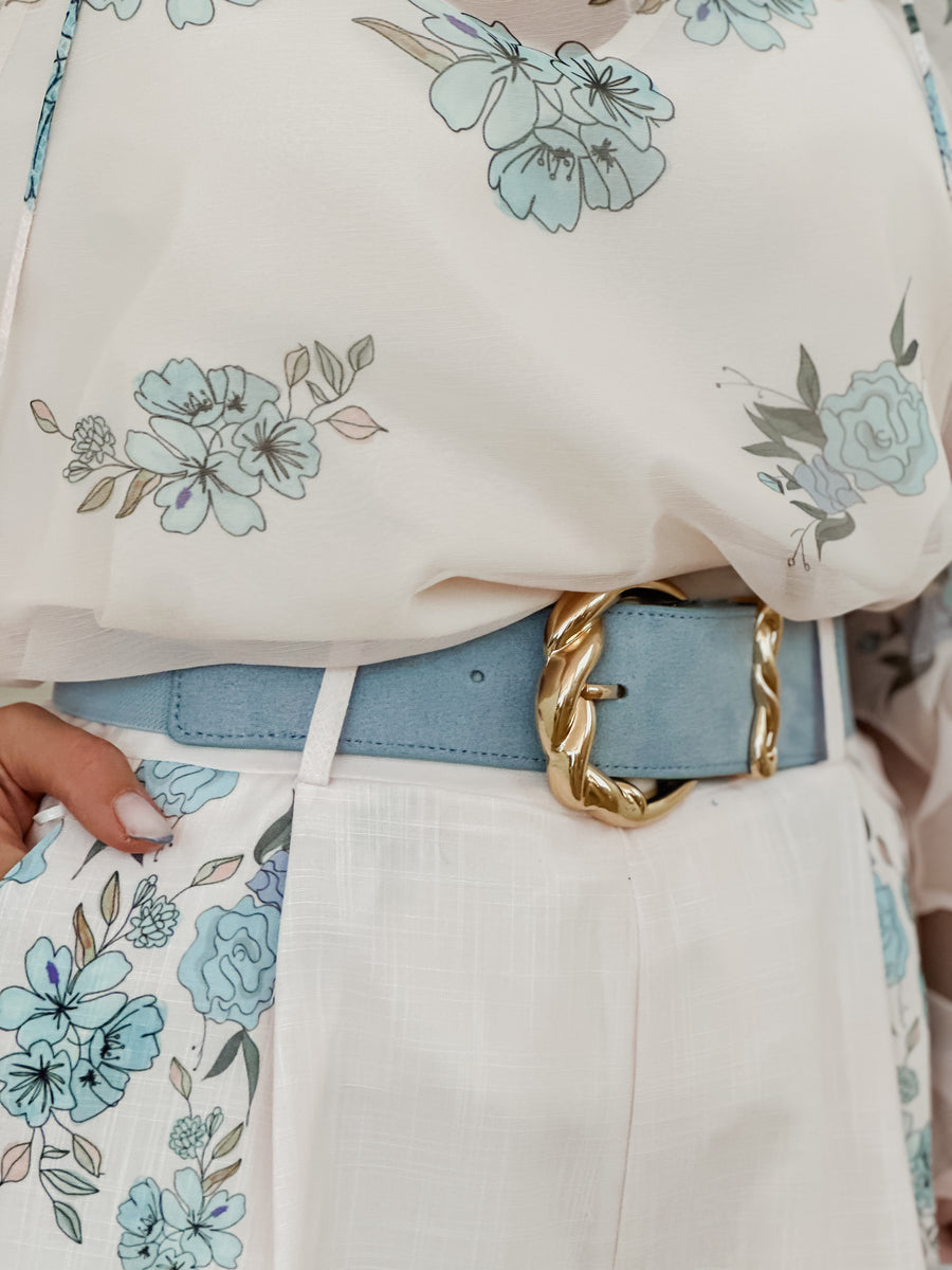 Blue Stretch Belt