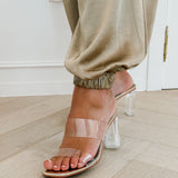 Golden Plexi Gabie Heels