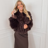 Dark Brown Long Sleeve Dolly Jacket