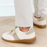 Beige Striped Ariana Trouser