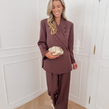Maroon Brown Jolien Blazer