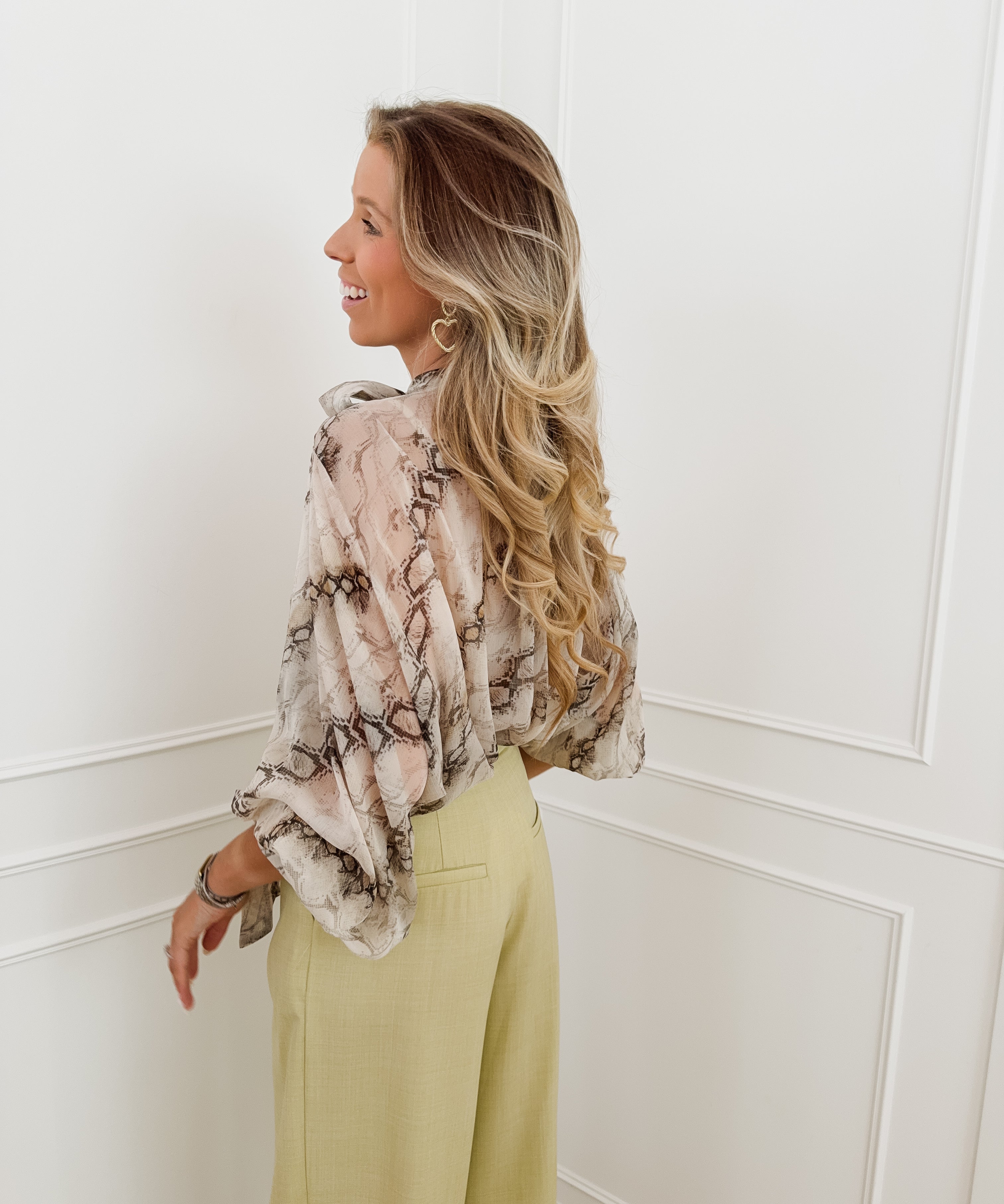 Snake Oversized Blouse