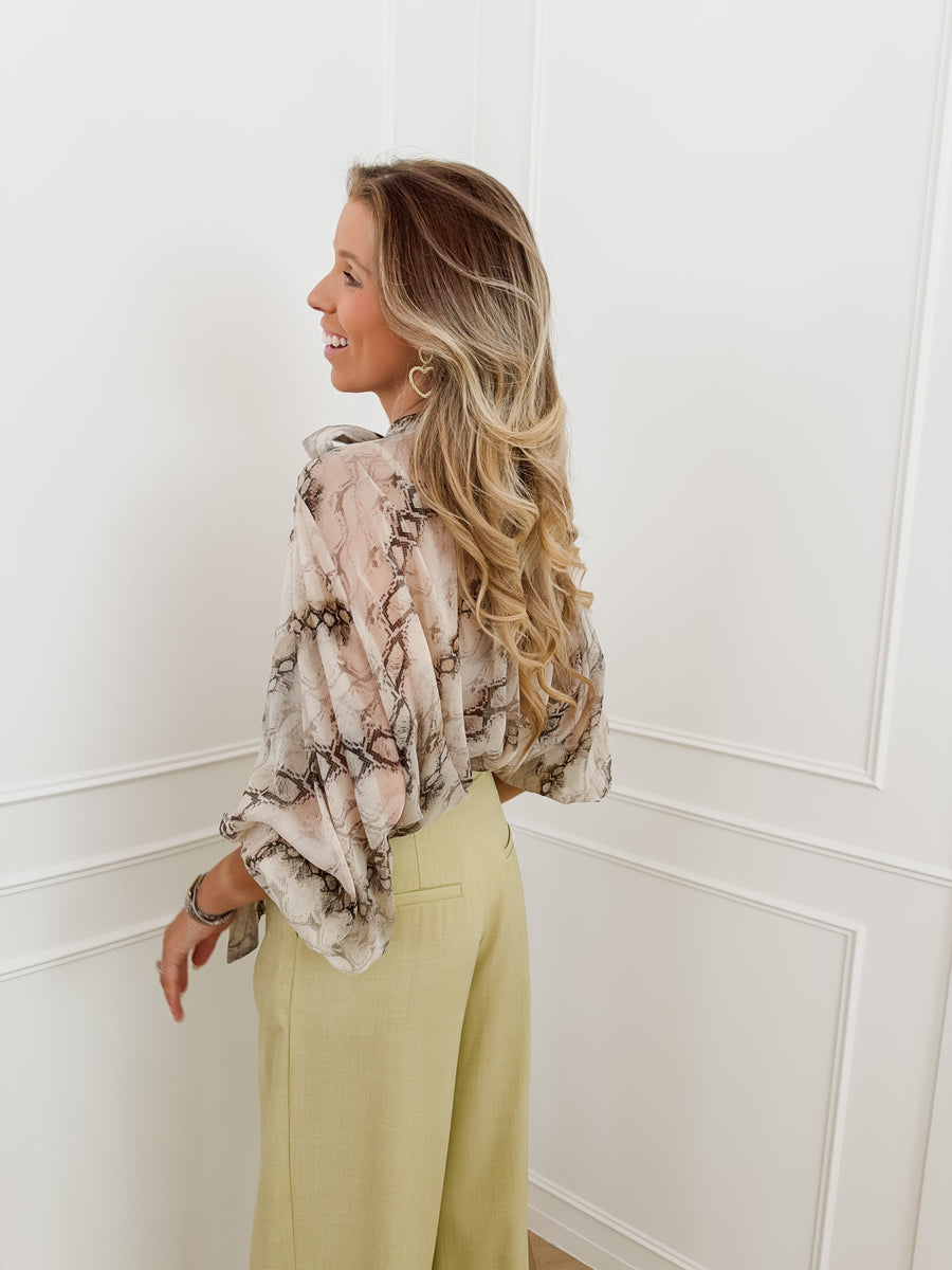Snake Oversized Blouse