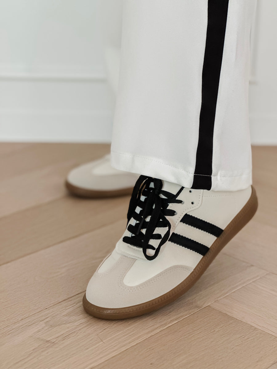 Beige Black Billie Sneaker