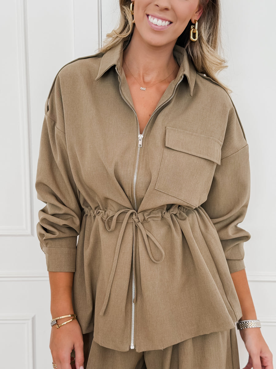 Kaki Elona Jacket
