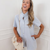Light Blue Ines Playsuit