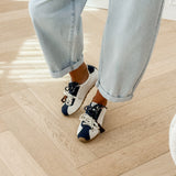 Blue White Fiene Sneakers