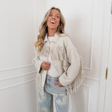 Greige Ginny Studs Jacket