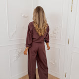 Bordeaux Umara Vichy Trouser