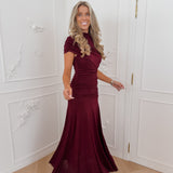 Bordeaux Lela Sleeveless Dress