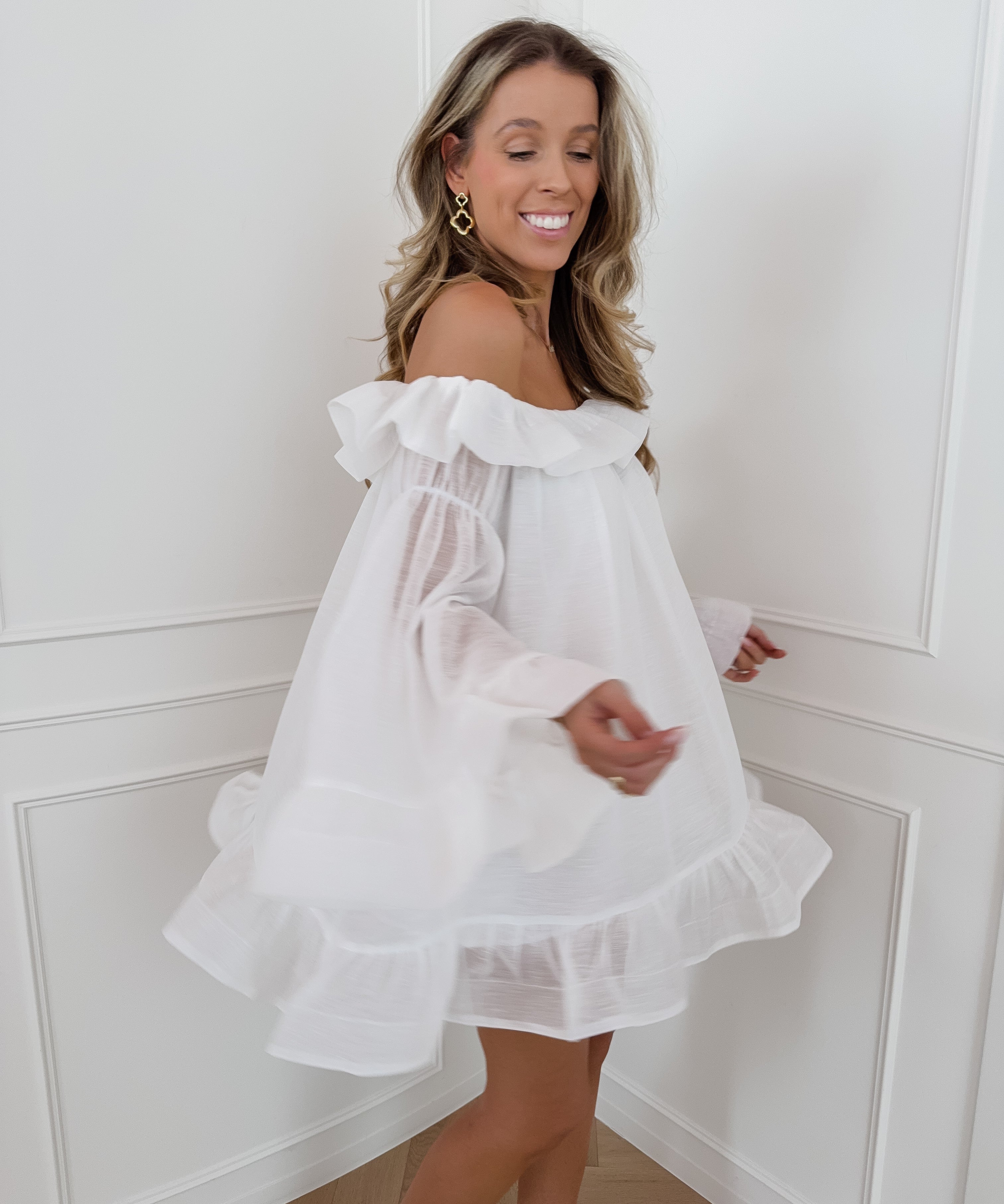 White Fidelle Dress