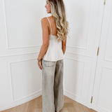 Champagne Straps Top