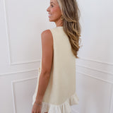 Yellow Eleni Sequin Detailled Dress