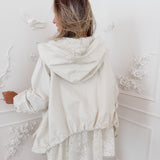 Light Beige Rainy Lace Jacket