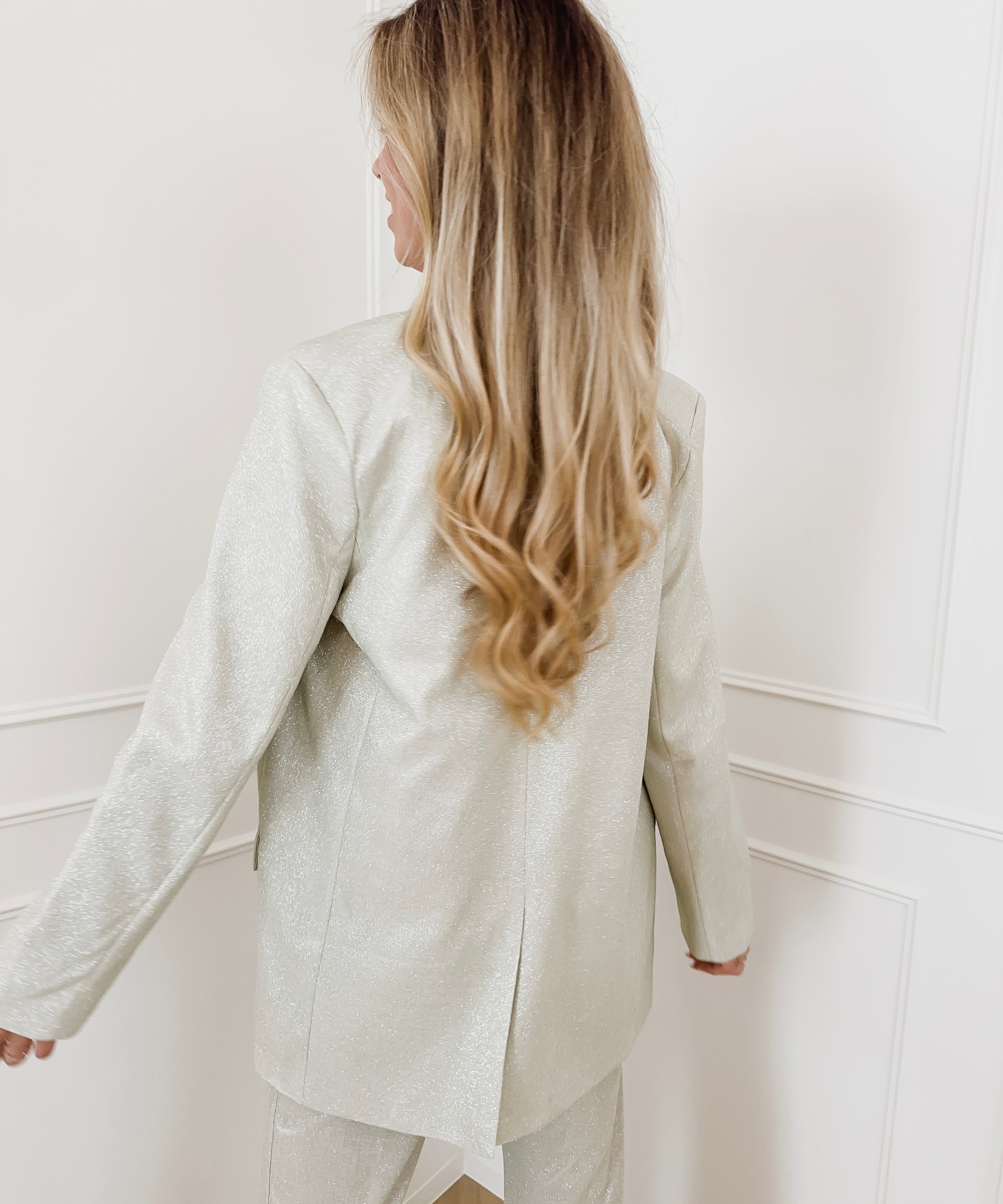 Silver Sparkle Blazer