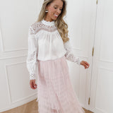 Pink Long Fran Skirt
