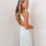 Ocean Blue Long Elisianne Dress