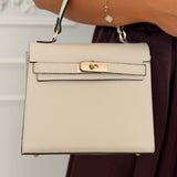 Beige Buckle Mandy Bag