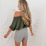 PRE ORDER Green Lucina Bow Short-Skirt